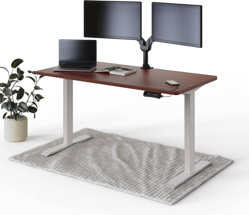 DESKSPACE Schreibtisch Elektrisch höhenverstellbarer Schreibtisch – mit Platte & Memory von DESKSPACE