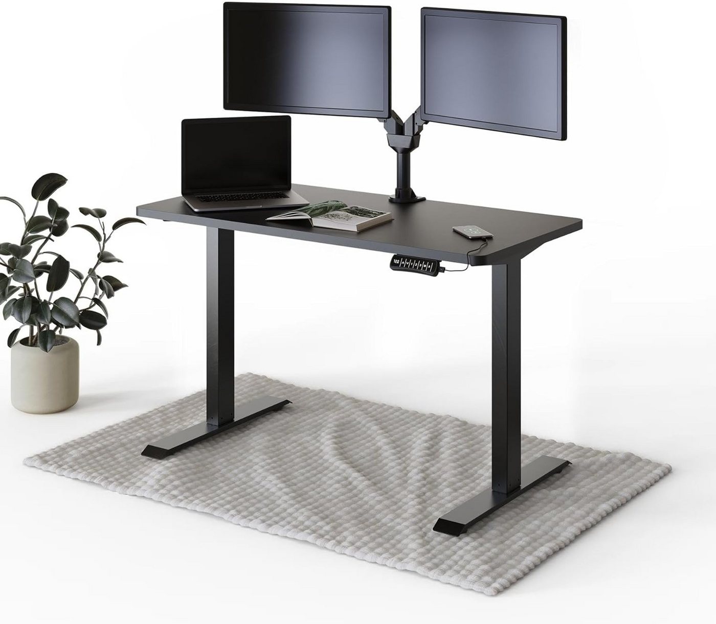 DESKSPACE Schreibtisch Elektrisch höhenverstellbarer Schreibtisch – mit Platte & Memory DESKSPACE Schreibtisch Elektrisch höhenverstellbarer Schreibtisch – mit Platte & Memory von DESKSPACE