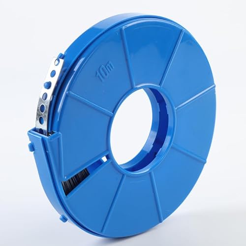 DESTRUCTIONTOOLS Industrial Cutting Tools 10x10M(100M) Montageband/Lochband aus verzinktem Stahl mit Kunststoffgehäuse (12mm) von DESTRUCTIONTOOLS Industrial Cutting Tools