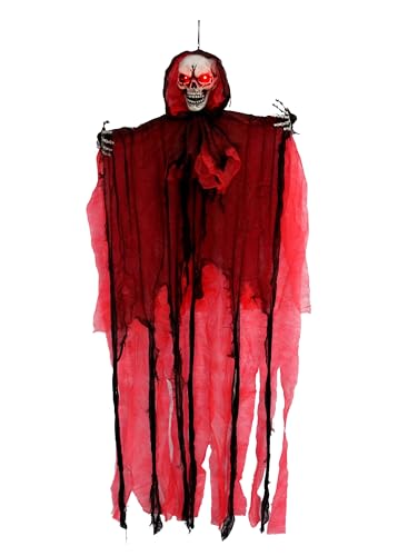 DET GAMLE APOTEK DGA Halloween Ghost w. LED Hanging Skull (7115078) von DET GAMLE APOTEK