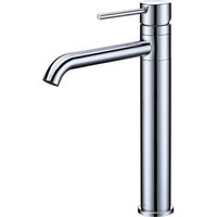 Waschtisch-Mischbatterie Hoher Wasserhahn für Waschbecken oder Waschtisch Waschtischarmatur Verchromt 360° schwenkbar aus Edelstahl Waschtisch-Mischbatterie Hoher Wasserhahn für Waschbecken oder Waschtisch Waschtischarmatur Verchromt 360° schwenkbar aus Edelstahl von DETBOM
