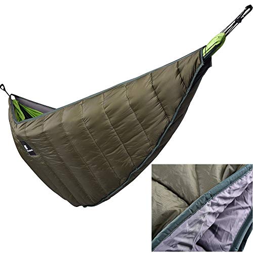 Winter warme Hängematte Underquilt leichte Hängematte Gear Quilt Packable voller Länge unter Decke Camping Survivor hängenden Bett von DETECH