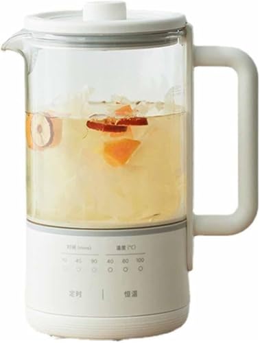 600ml Glas Wasserkocher mit Temperaturregelung Teekessel Teekessel Edelstahl Teekanne mit Filter und Trockenkochschutz von DETPWVWB