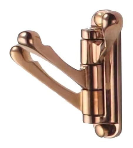 DETPWVWB Wandmontierter Kleiderhaken, Aufhängehaken, Drehbare, robuste Schraube in kleinem, wasserdichtem Metall for Aufhängen in der Küche(Rose Gold) von DETPWVWB