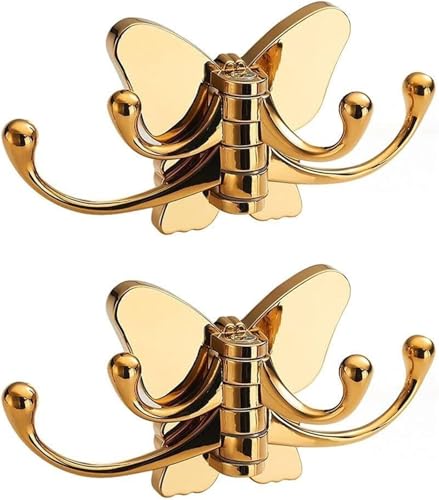 DETPWVWB Wandmontierter Kleiderhaken, Aufhängehaken, Drehbare Wandhaken in Tierform, modernes Kleiderhaken-Set aus Metall, 2-teiliges Gestell DETPWVWB Wandmontierter Kleiderhaken, Aufhängehaken, Drehbare Wandhaken in Tierform, modernes Kleiderhaken-Set aus Metall, 2-teiliges Gestell von DETPWVWB