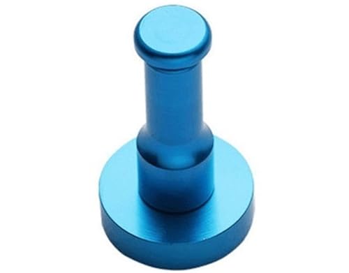 DETPWVWB Wandmontierter Kleiderhaken, Aufhängehaken, Wandgarderobe Edelstahl Kleiderbügel Haken Amerikanischer Kleiderhaken Badezimmer Wandgarderobe Haken Kleiderbügel(Sky blue) von DETPWVWB