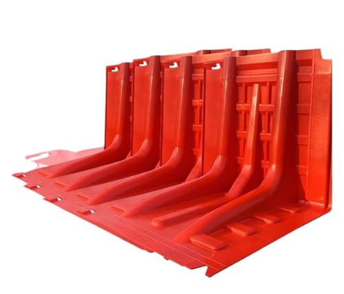 L-förmige Hochwasserschutzplatten aus ABS-Kunststoff – 5 Stück wasserdichter Hochwasserschutz for Haus, Garage und Keller(4pcs/31.5x25.8x21in) von DETPWVWB