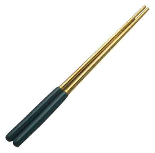 Reisebesteck-Set, Edelstahlmesser, Löffel und Gabe Besteckset mit Keramikgriff, hochglanzpoliert, Tafelgabel(Chopsticks) von DETPWVWB