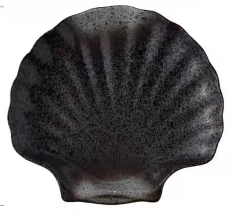 Servierplatte in Muschelform im Retro-Stil for Restaurants und den Heimgebrauch – Unregelmäßiges Spezialgeschirr for Sushi und mehr(Style 3) von DETPWVWB