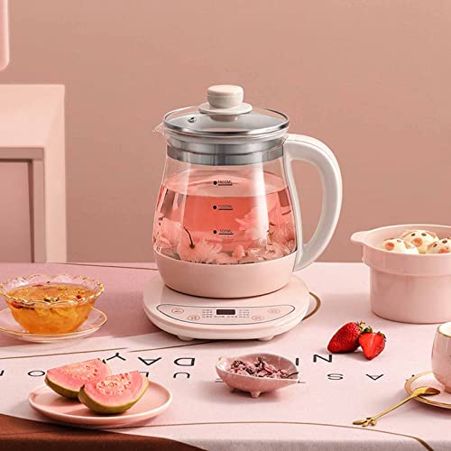 Vollautomatischer Glaswasserkocher 1,6 l - Intelligenter Teebereiter mit Touchpanel und automatischer Warmhaltefunktion von DETPWVWB