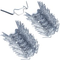 Gewächshaus Klammern Gewächshausklammern Edelstahl Hohlkammerplatte Befestigung Gewächshäuser Zubehör 100 Stück - Deuba Gewächshaus Klammern Gewächshausklammern Edelstahl Hohlkammerplatte Befestigung Gewächshäuser Zubehör 100 Stück - Deuba von Deuba