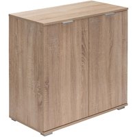 Casaria - Kommode Alba Holz Modern höhenverstellbarer Einlegeboden Schlafzimmer Büro Flur Mehrzweckschrank Aktenschrank Schrank DB111 - Eiche von Casaria