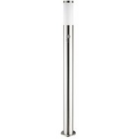 Deuba - monzana® Außenleuchte Edelstahl 100cm IP44 Wetterfest E27 Außen Gartenleuchte Außenlampe Wegeleuchte Standleuchte silber mit Bewegungssensor von Deuba