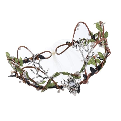 YUGSHNKFC Feen Kopfbedeckung Leaf Circlet Für Frauen Feen Stirnbandfoto Requisiten Für Halloween Weihnachtszeit Hochzeitsfeier Hochzeitsfestival YUGSHNKFC Feen Kopfbedeckung Leaf Circlet Für Frauen Feen Stirnbandfoto Requisiten Für Halloween Weihnachtszeit Hochzeitsfeier Hochzeitsfestival von DEUNRAA