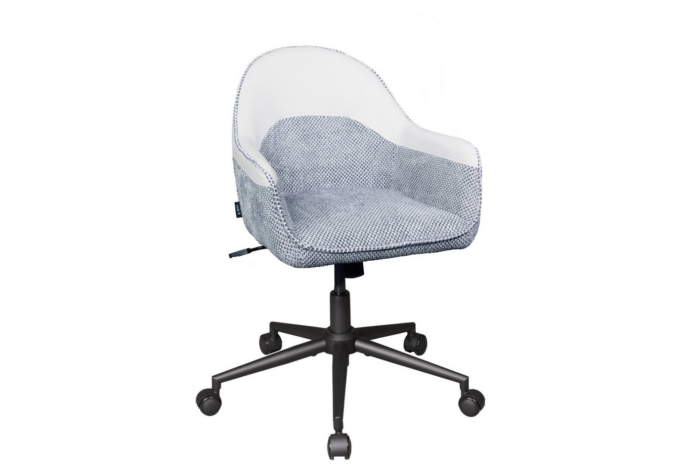 DEVAISE Bürostuhl Schreibtischstuhl mit Rollen, Höhenverstellbarer und Wippfunktion (9 cm Sitzkissen, höhenverstellbar & 360° drehbar, ergonomischer), Computerstuhl für Homeoffice und Büro, Karamell Design-Drehstuhl Cord von DEVAISE