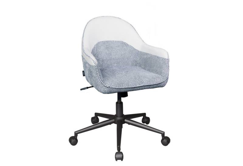 DEVAISE Bürostuhl Schreibtischstuhl mit Rollen, Höhenverstellbarer und Wippfunktion (9 cm Sitzkissen, höhenverstellbar & 360° drehbar, ergonomischer), Computerstuhl für Homeoffice und Büro, Karamell Design-Drehstuhl Cord von DEVAISE