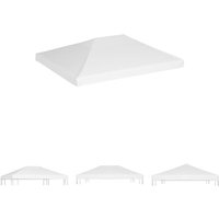 Devenirriche - The Living Store Pavillondach 270 g/m² 4x3 m Weiß - Dächer für Pavillions - Weiß von DEVENIRRICHE