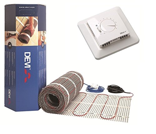 DEVI Devimat Dünnbettset Dünnbett Set mit Devireg 530 Fußbodenheizung DSVF150 (9m2) von Devi