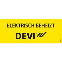 Devi Kennzeichnungsaufkleber -Elektrisch beheizt- 19-805845 von DEVI