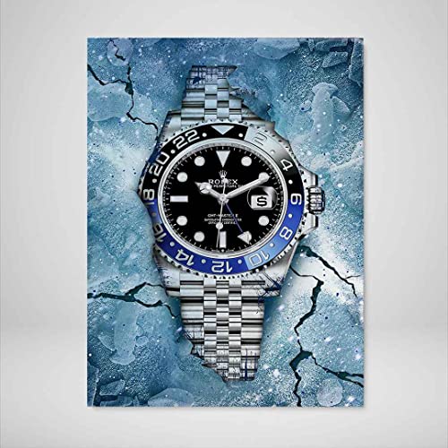 DEVICI Wandbilder – Rolex GMT-Master II Batgirl – Wandbilder Wohnzimmer, Büro, Bilder Leinwand, Poster & Kunstdrucke, Wanddekoration Wohnzimmer von DEVICI