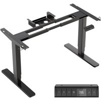 Devoko - Höhenverstellbarer Bürotisch mit elektrischen Tischbeinen, 2 Motoren und 3 Speicherfunktionen, Erinnerung bei längerem Sitzen, Devoko - Höhenverstellbarer Bürotisch mit elektrischen Tischbeinen, 2 Motoren und 3 Speicherfunktionen, Erinnerung bei längerem Sitzen, von DEVOKO