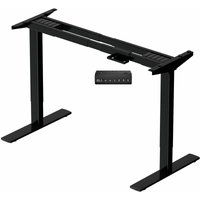 Devoko - Höhenverstellbarer Schreibtisch Elektrisch höhenverstellbares Tischgestell 2 Motoren , mit Memory-Steuerung (Schwarz) - Schwarz von DEVOKO
