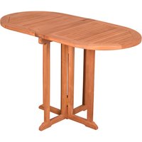 DEVRIES Balkontisch »Woodie«, BxHxT: 120 x 75 x 60 cm, Tischplatte: Teakholz - braun von DEVRIES
