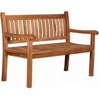 DEVRIES Bank, Teak, 2-Sitzer, BxHxT: 140 x 94 x 54 cm - braun von DEVRIES