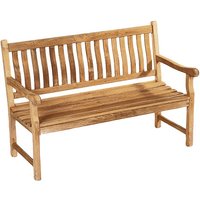 DEVRIES Bank, Teak, 2-Sitzer, BxHxT: 140 x 94 x 54 cm - braun von DEVRIES