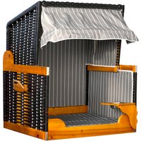 DEVRIES Hunde-Strandkorb, BxHxT: 75 x 95 x 65 cm, ohne, schwarz-braun von DEVRIES