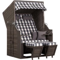 DEVRIES Strandkorb, BxHxT: 120 x 160 x 80 cm, Halblieger, dunkelgrau DEVRIES Strandkorb, BxHxT: 120 x 160 x 80 cm, Halblieger, dunkelgrau von DEVRIES