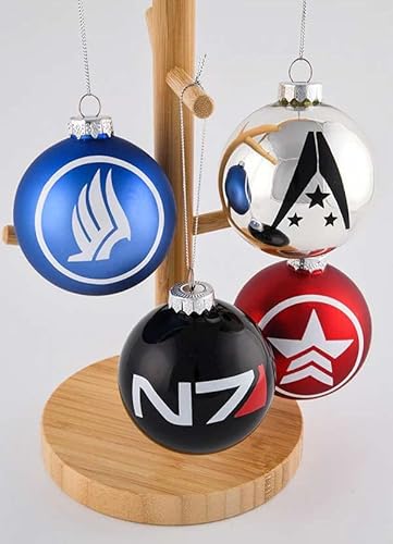 DEVplus Mass Effect Decoration Sapin Glaskugel Ornament-Set 12 cm von DEVplus