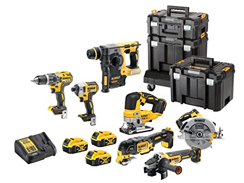 DCK755P3T XR Bürstenloses 7-teiliges-Set, 18 V, 3x 5.0Ah Li-Ion von DEWALT