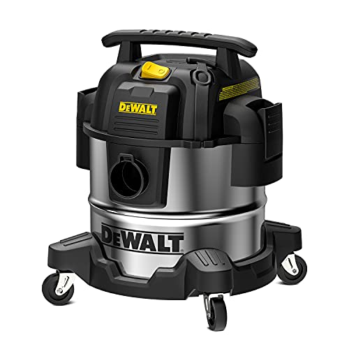 DeWALT 20L Rostfreier Stahl Nass- und Trockensauger, Industriestaubsauger,1050 W, DXV20S, Silber von DeWALT