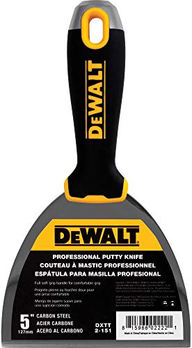 DEWALT 5" Putty Knife | Carbon Steel w/Soft Grip Handle | DXTT-2-151 von DEWALT
