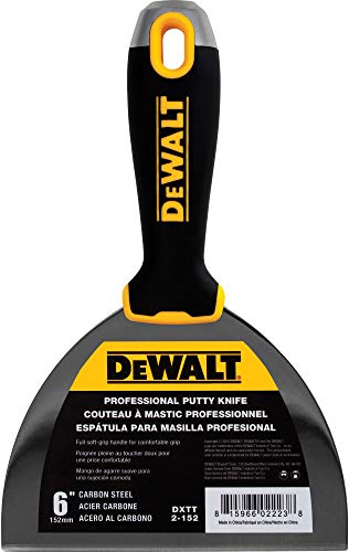 DEWALT 6" Putty Knife | Carbon Steel w/Soft Grip Handle | DXTT-2-152 von DEWALT