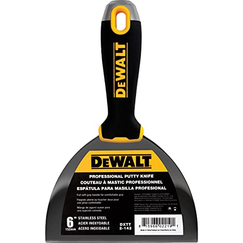 DEWALT 6" Putty Knife | Stainless Steel w/Soft Grip Handle | DXTT-2-142 von DEWALT