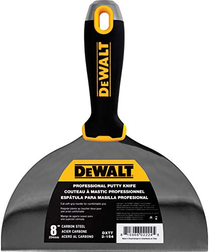 DEWALT 8-Inch Putty Knife | Carbon Steel w/Soft Grip Handle | DXTT-2-154 von DEWALT