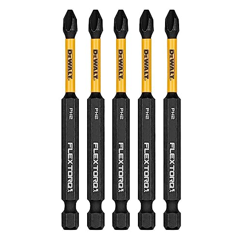DEWALT ACCESSORIES DWA3PH2IR5 3.5" Impact #2 Phil Bit (5 Pack) von DEWALT