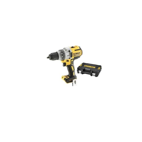 Dewalt 18V 3-Gang Akku-Bohrschrauber DCD991NT (3-Gang Vollmetallgetriebe, bürstenloser Motor, 11-stufiges Drehmomentmodul, LED, Zusatzhandgriff, T STAK Box, ohne Akku & Ladegerät) von DEWALT
