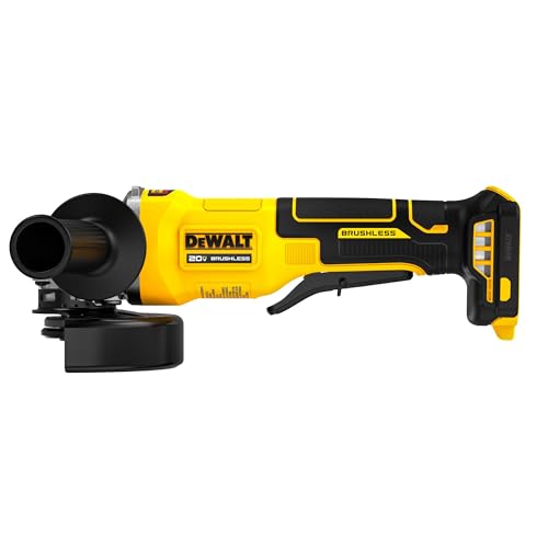 DEWALT DCG408B Max Akku-Schalterschleifer, 11,4 cm (4 1/2 Zoll), nur blankes Werkzeug von DEWALT