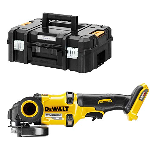 DEWALT sin escobillas XR FLEXVOLT 54V 125mm Electrónica, Arranque Suave, Freno, Embrague, sin cargador/batería y maletín TSTAK II Multicolor von DEWALT