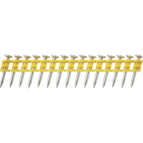 Dewalt verzinkte Nägel DCN8901025 (für Beton und Gipskarton, 25 x 2,6mm, passende zu Dewalt 18 Volt Akku-Betonnagler DCN890, für den Innen- & Außenbereich) 1.005 Stück von DEWALT