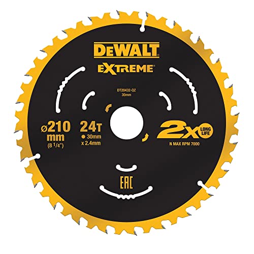 Dewalt DT20432-QZ Kreissägeblatt 210 x 30 x 2.4mm Zähneanzahl: 24 1St. von Dewalt