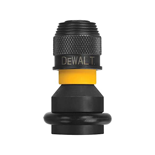 DEWALT DW2298 1/2 Zoll Vierkant auf 1/4 Zoll Adapter Hex Rapid Load schwarz von DeWalt
