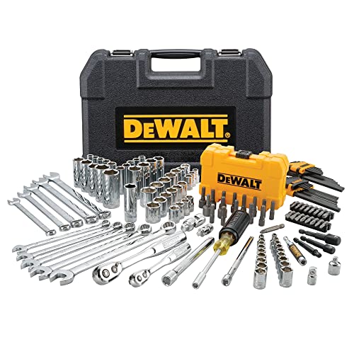 DEWALT DWMT73802 Mechaniker-Werkzeugset, 142-teilig, mit Koffer, 1 Stück von DEWALT