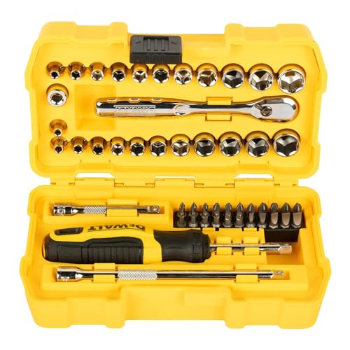 DEWALT DWMT81610-0 Antriebsmechaniker-Werkzeugsatz, 1/4 Zoll, 50-teilig DEWALT DWMT81610-0 Antriebsmechaniker-Werkzeugsatz, 1/4 Zoll, 50-teilig von DEWALT
