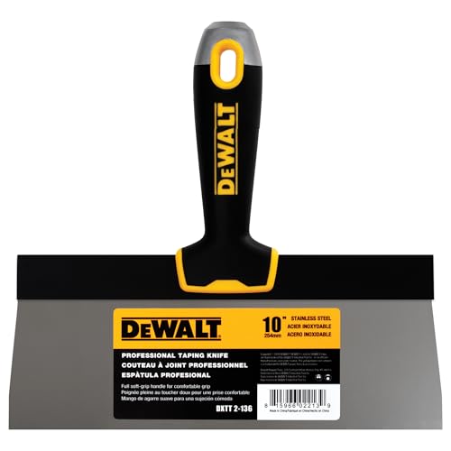 DEWALT DXTT-2-136 Taping Messer, Edelstahl, mit weichem Griff, 25,4 cm DEWALT DXTT-2-136 Taping Messer, Edelstahl, mit weichem Griff, 25,4 cm von DEWALT