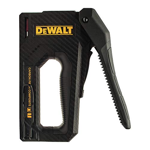 DEWALT Heftpistole, Kohlefaserkörper, 2-in-1 Tacker (DWHT80276) von DEWALT