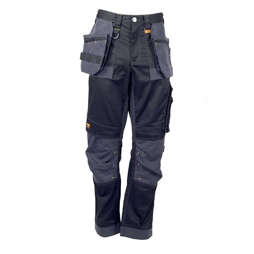 DEWALT Herren Harrison Work Utility Pants, Regular Fit, Schwarz/Grau, 38W / 29L von DEWALT